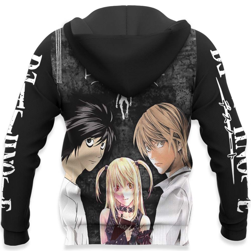 Death Note Lawliet Light Yagami Misa Misa Hoodie Shirt