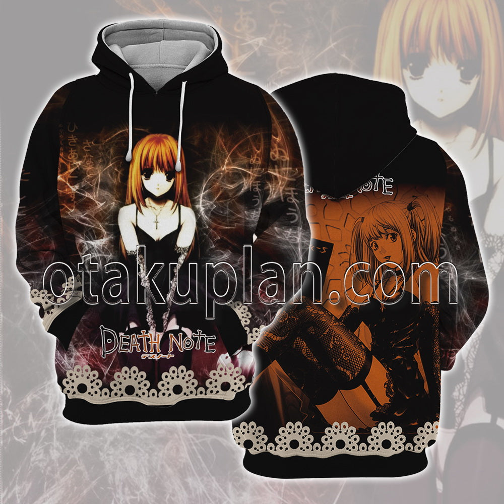 Death Note Misa Amane Black Cosplay Hoodie