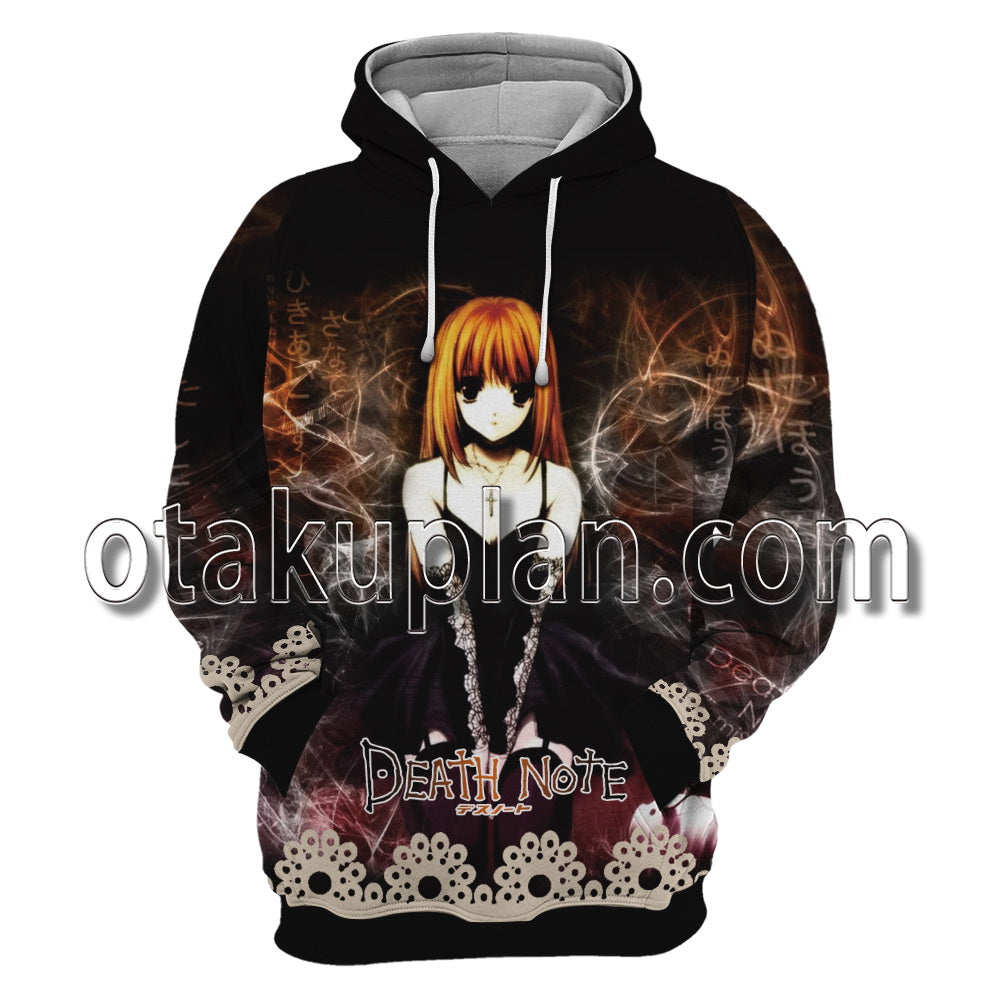 Death Note Misa Amane Black Cosplay Hoodie