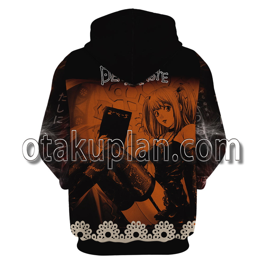 Death Note Misa Amane Black Cosplay Hoodie