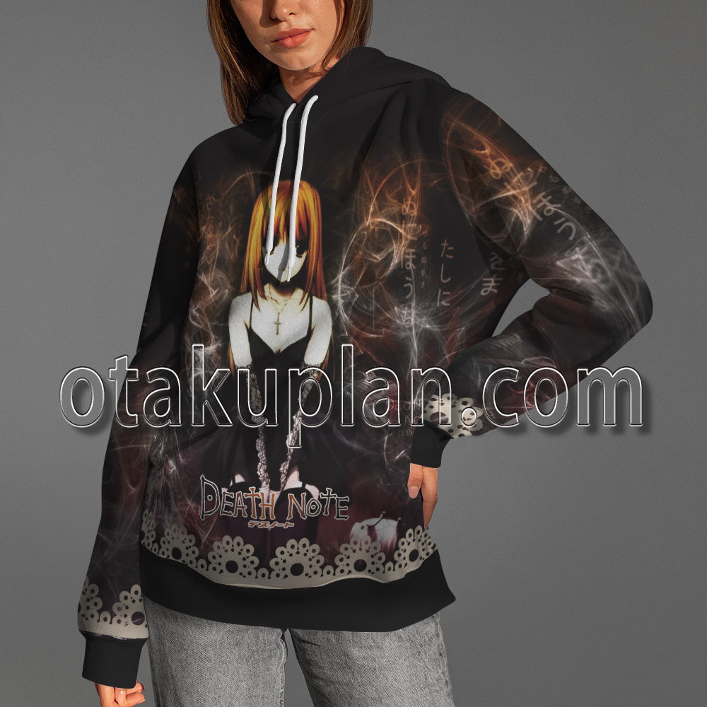 Death Note Misa Amane Black Cosplay Hoodie