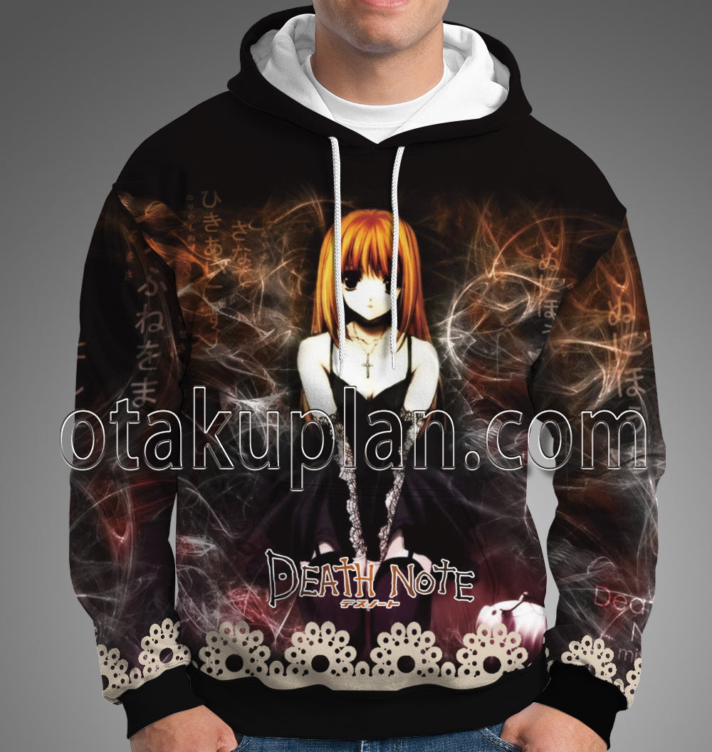 Death Note Misa Amane Black Cosplay Hoodie