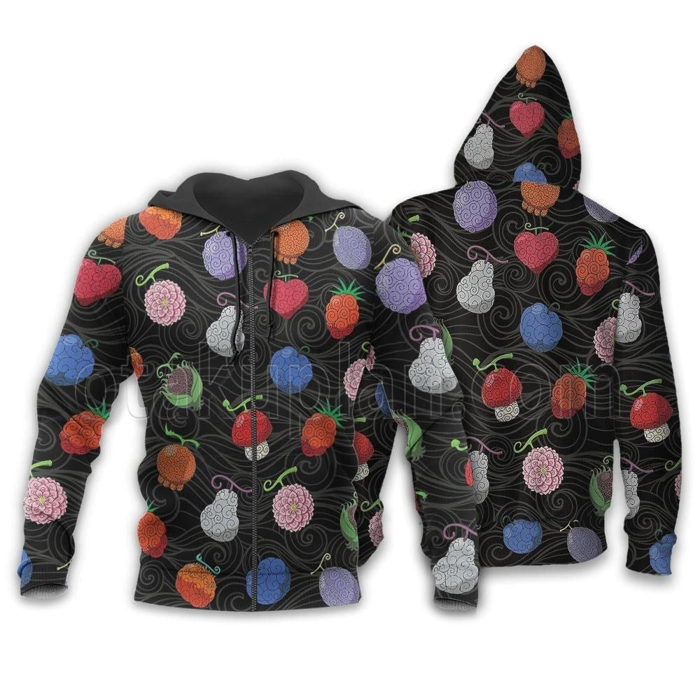 Devil Fruits Hoodie Custom Anime