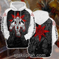 Digimon Wargreymon Black And White Hoodie