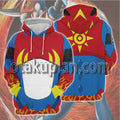 Digimon Digital Monster Fladramon Cosplay Hoodie