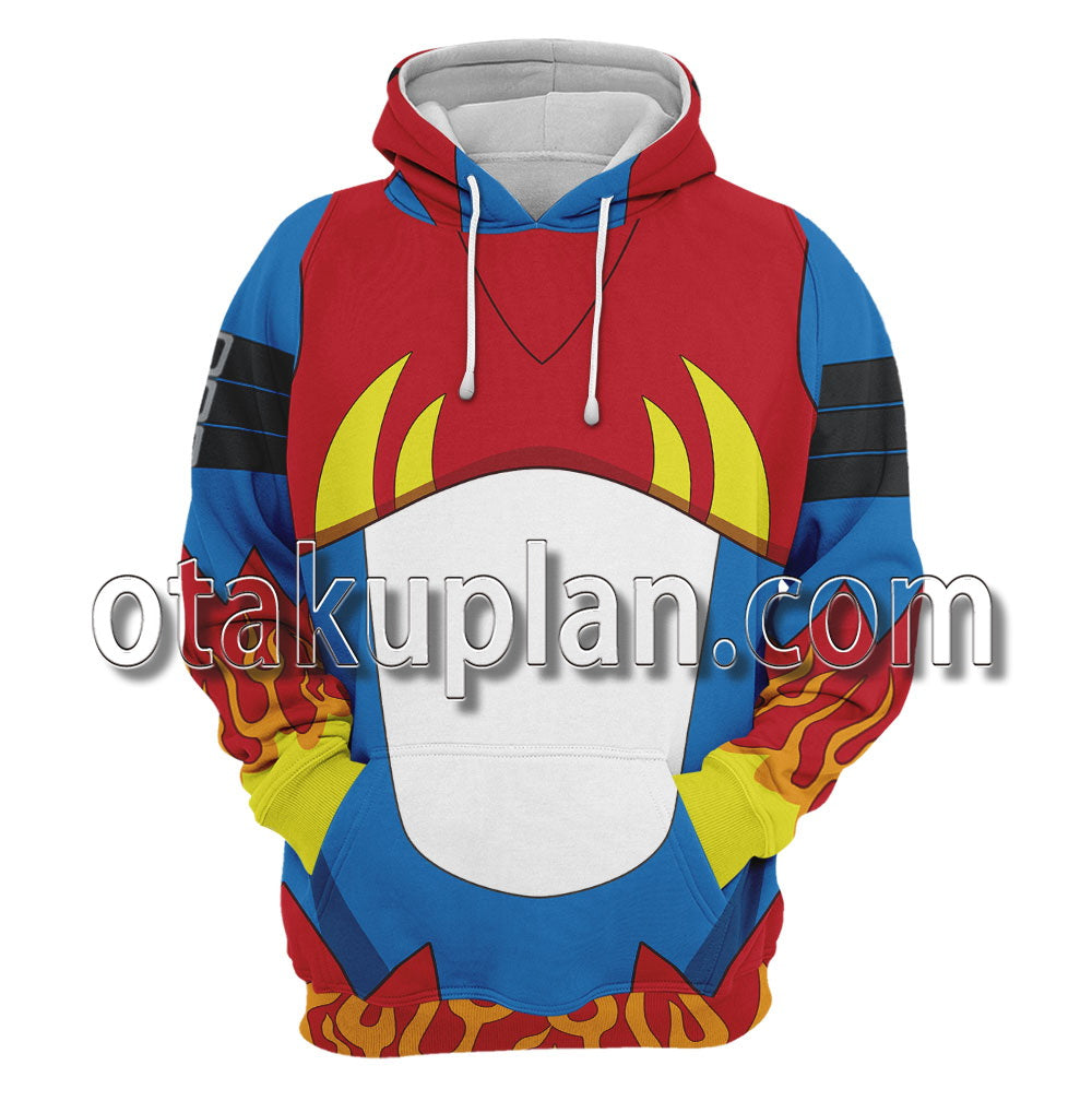 Digimon Digital Monster Fladramon Cosplay Hoodie