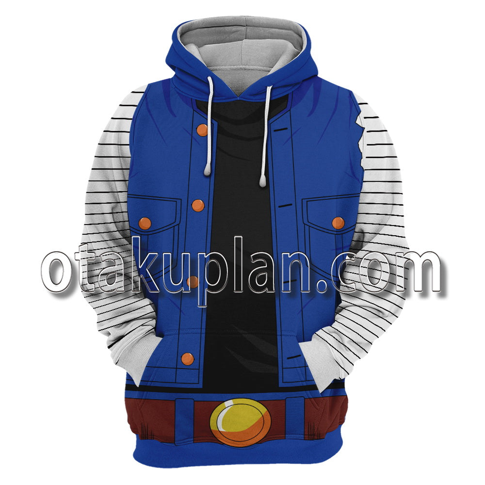 Dragon Ball Android 18 Coat Cosplay Hoodie