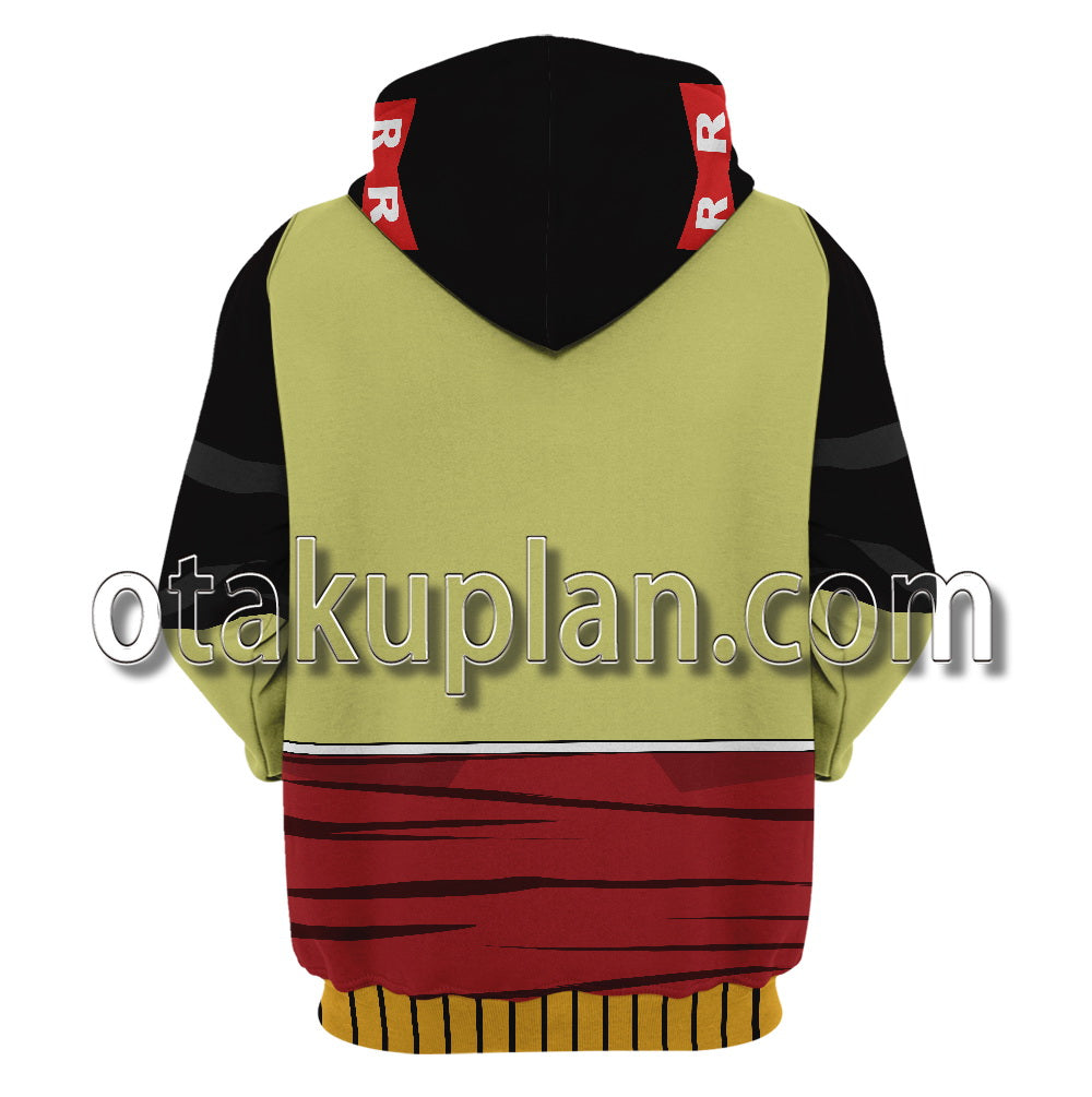 Dragon Ball Android 19 Cosplay Hoodie