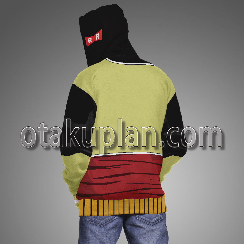Dragon Ball Android 19 Cosplay Hoodie