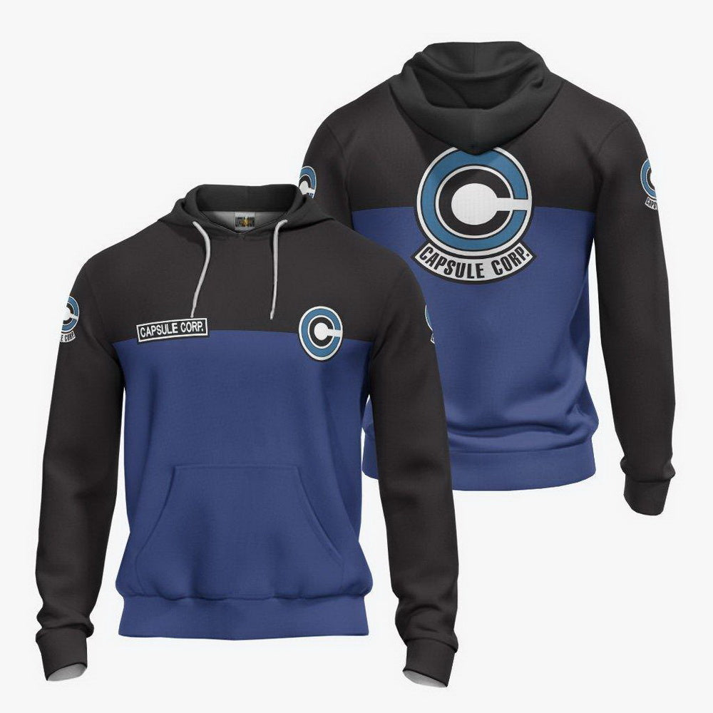 Dragon Ball Capsule Corp Uniform Casual Hoodie Shirts