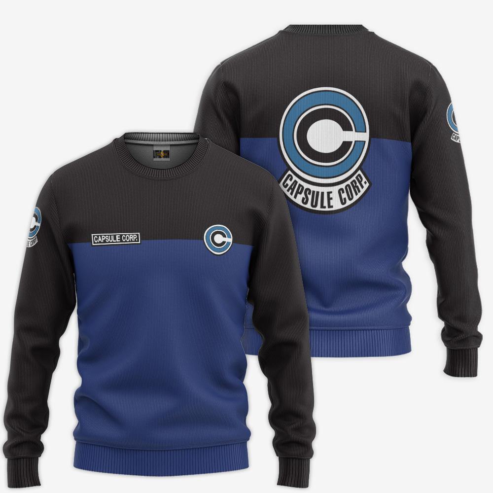 Dragon Ball Capsule Corp Uniform Casual Hoodie Shirts