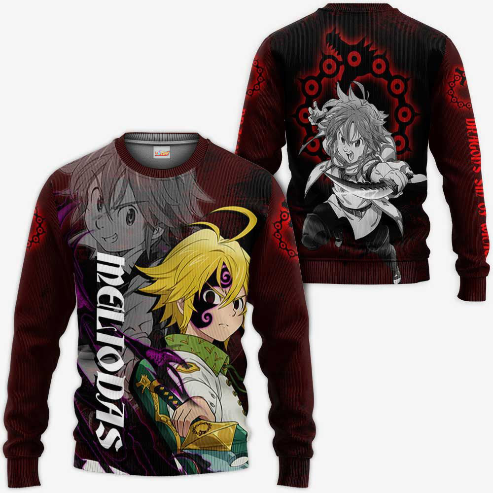 Dragon's Sin of Wrath Meliodas Seven Deadly Sins Hoodie Shirt