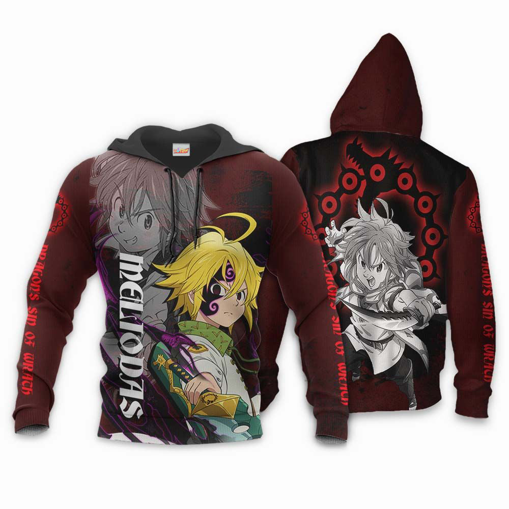 Dragon's Sin of Wrath Meliodas Seven Deadly Sins Hoodie Shirt
