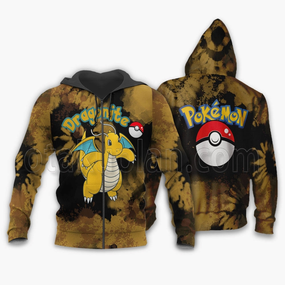 Dragonite Hoodie Custom Tie Dye Style