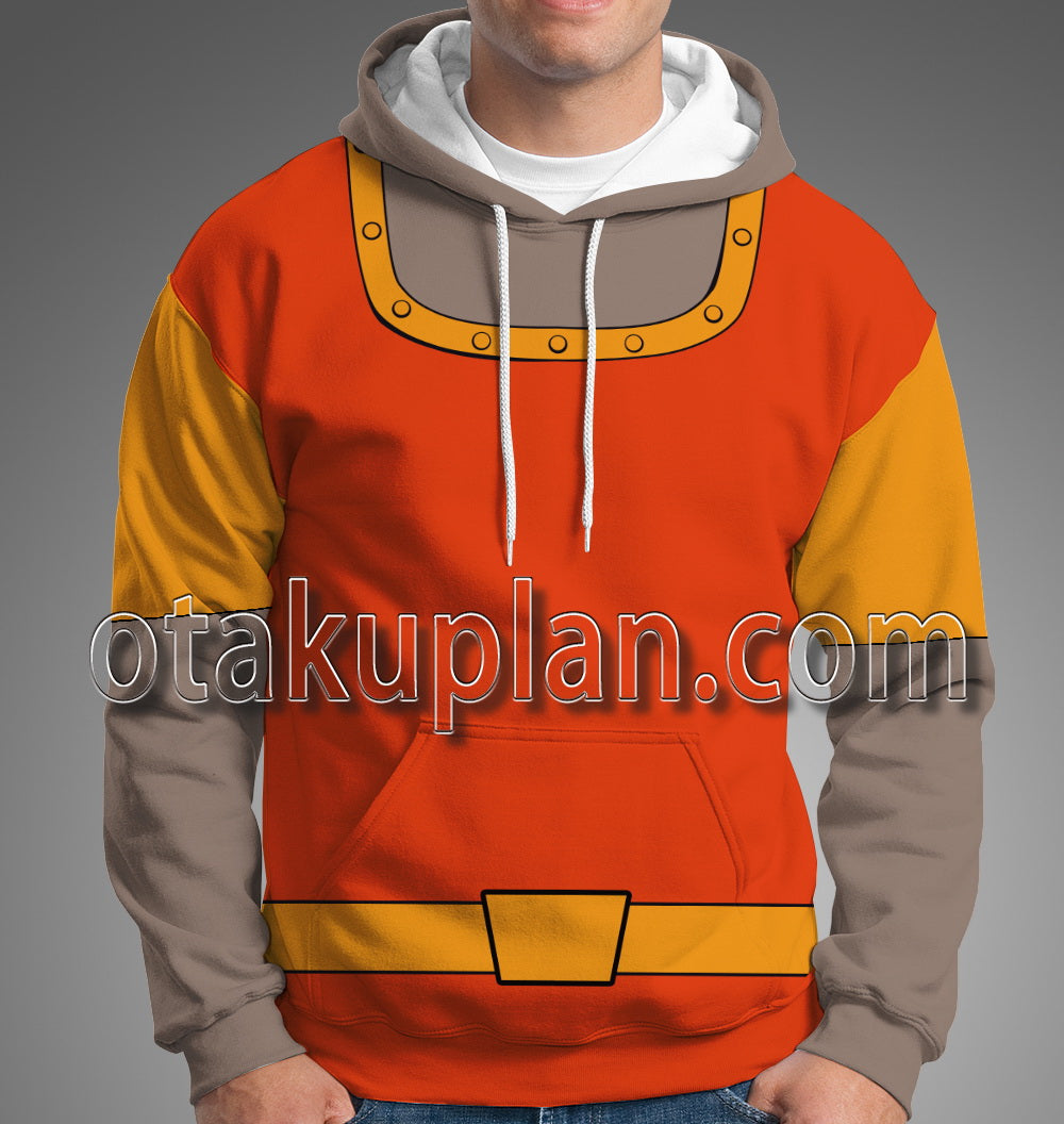 Dragons Lair Dirk Starts Cosplay Hoodie