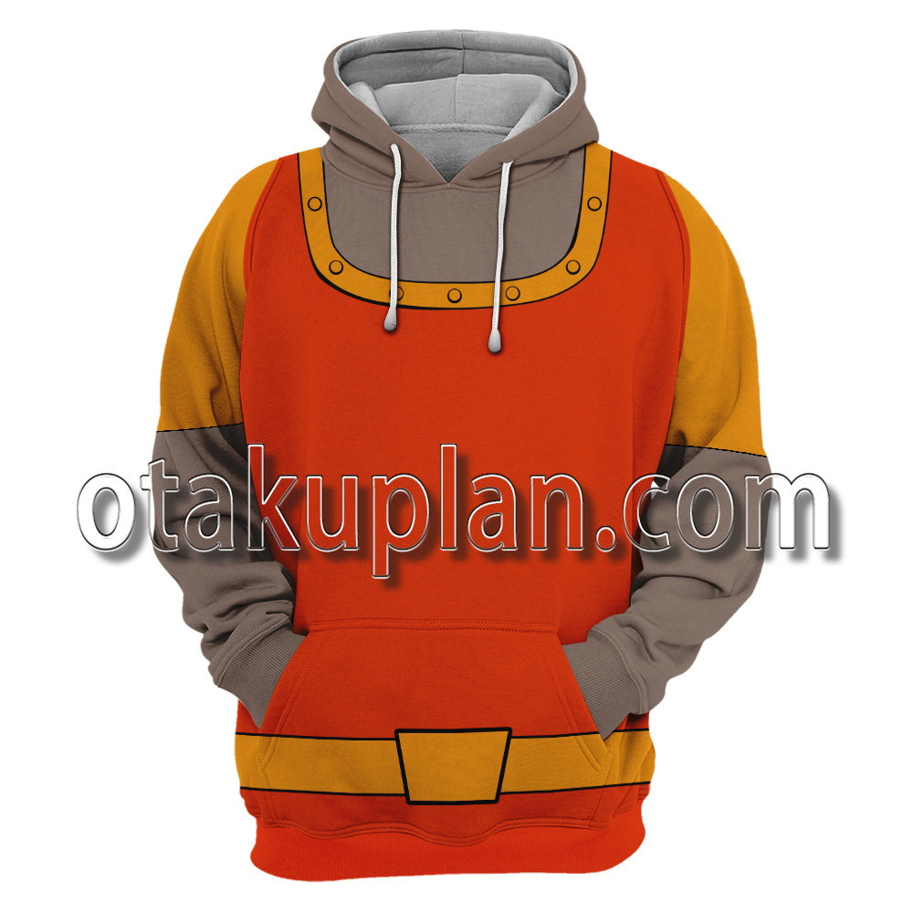 Dragons Lair Dirk Starts Cosplay Hoodie