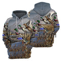 Duck Hunting 3D All Over Printed T-Shirt / Hoodie