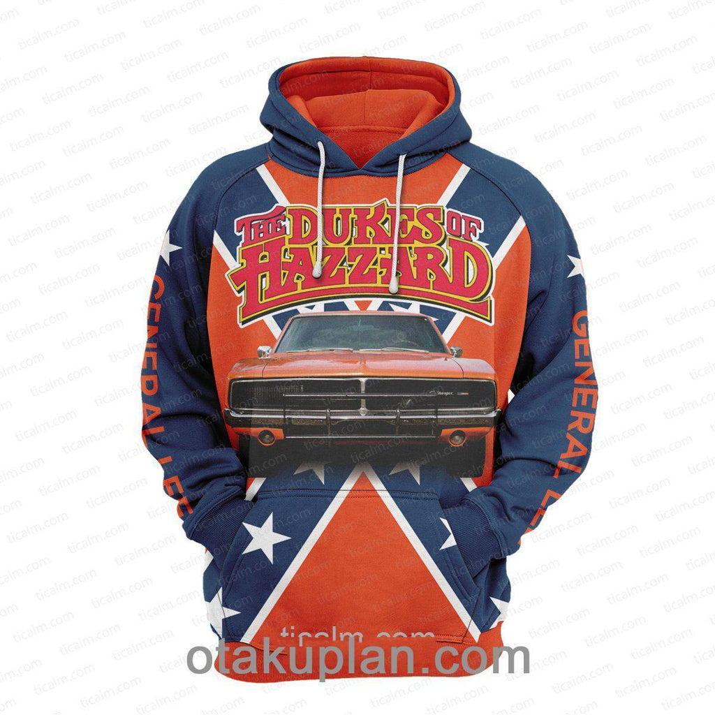 Dukes of Hazzard General Lee Pullover Hoodie