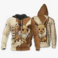 Eevee Hoodie Shirts Custom Anime