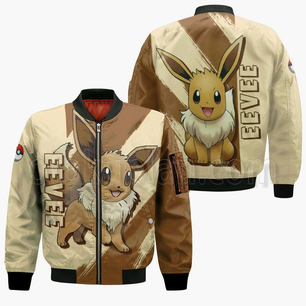 Eevee Hoodie Shirts Custom Anime