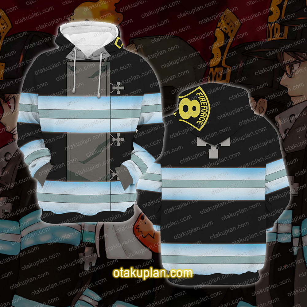 Enen No Shouboutai Ni No Shou Fire Uniform Cosplay Hoodie