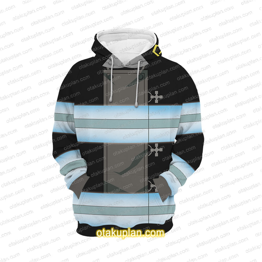 Enen No Shouboutai Ni No Shou Fire Uniform Cosplay Hoodie