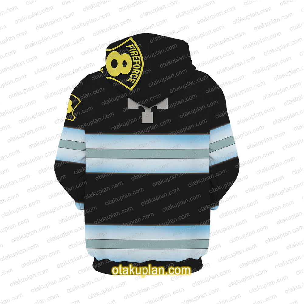 Enen No Shouboutai Ni No Shou Fire Uniform Cosplay Hoodie