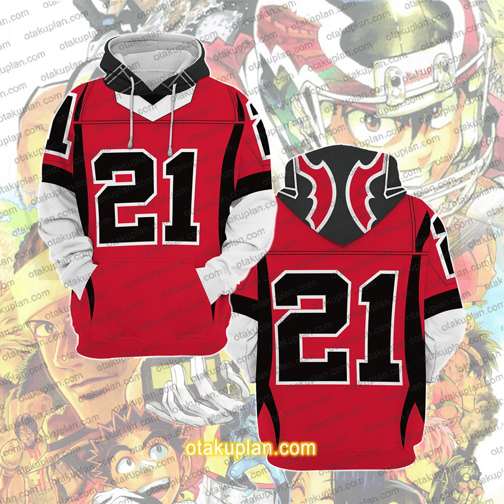 Eyeshield 21 Kobayakawa Sena Cosplay Hoodie