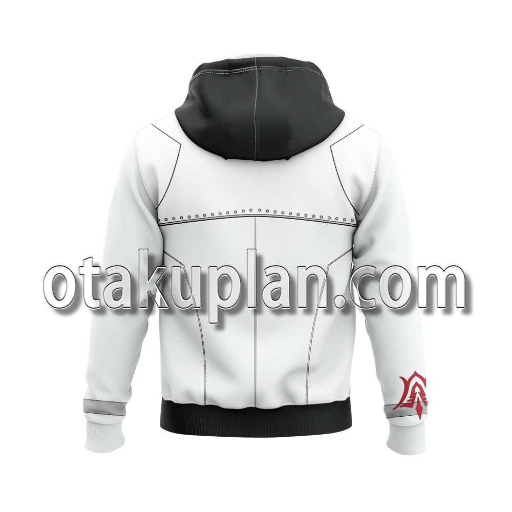 FateGrand Order Absolute Demonic Front Babylonia Fujimaru RitsukaWhite uniform Cosplay Hoodie