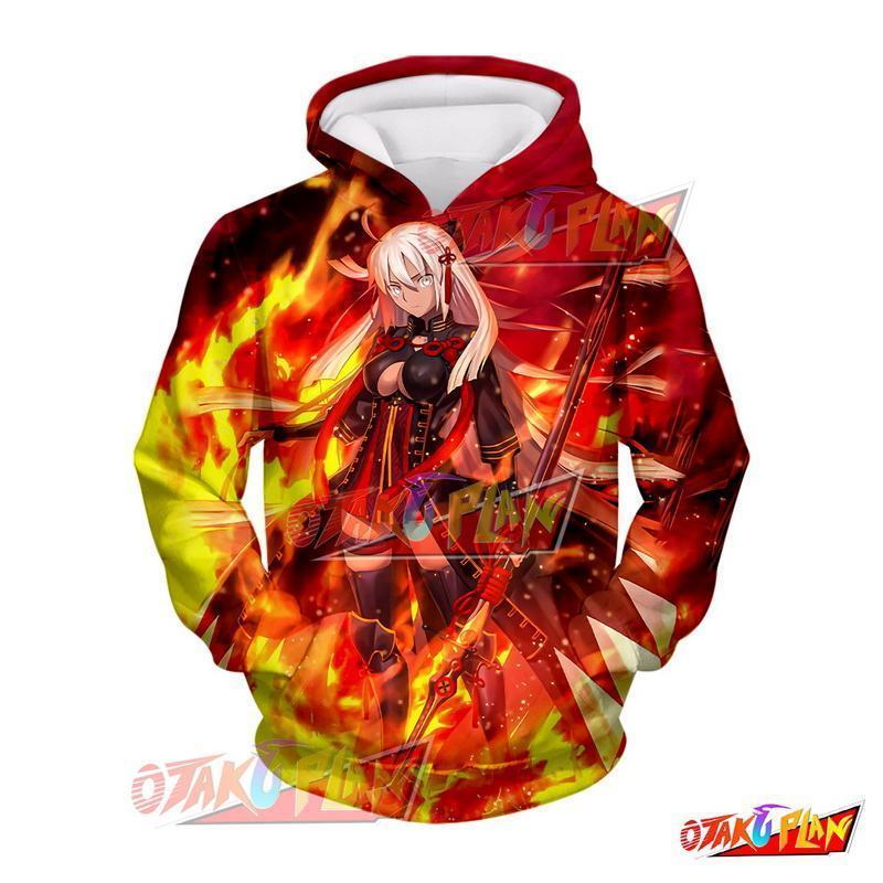Fate/grand Order FGO Alterego Okita Souji Alter Version 2 Hoodie