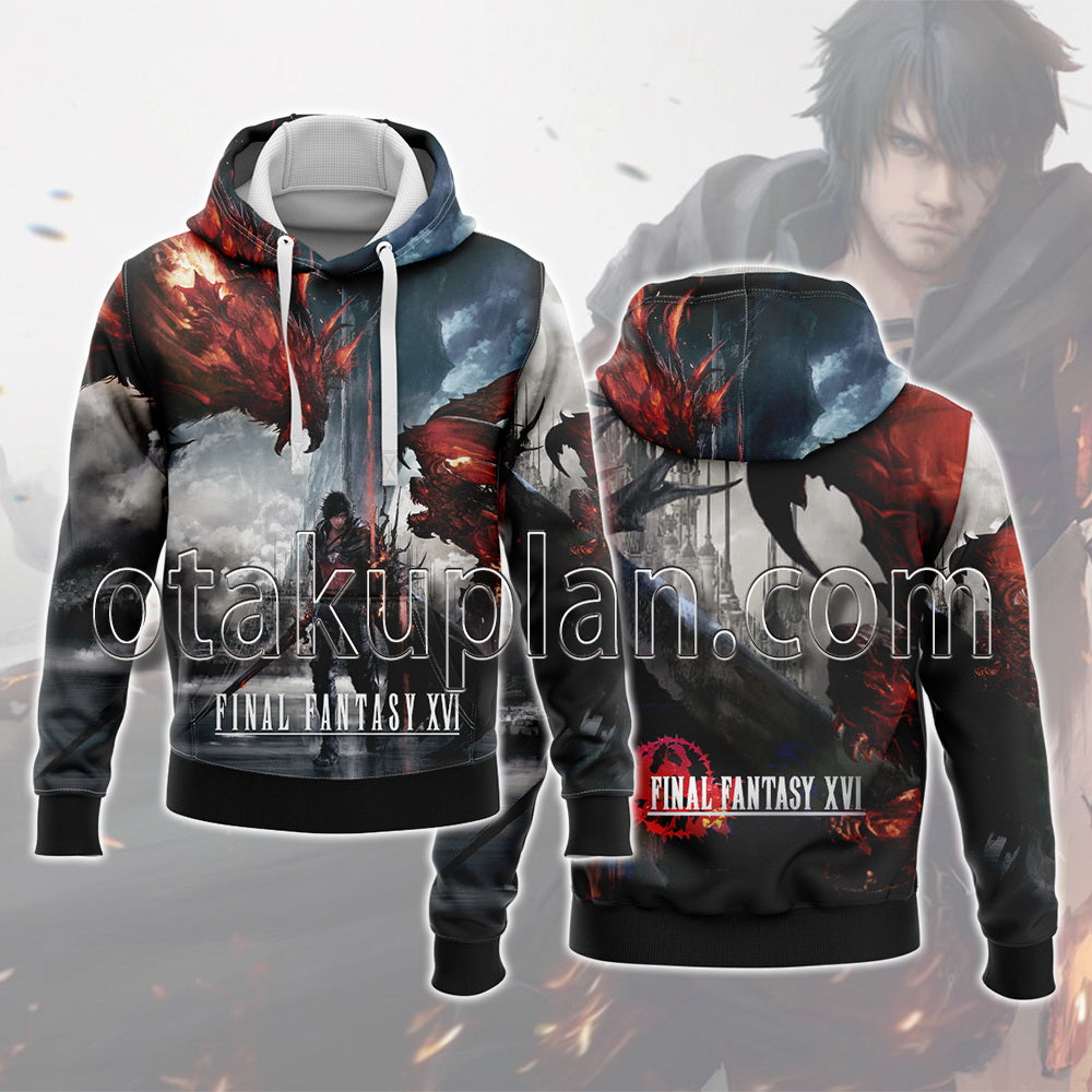 Final Fantasy XVI Poster Hoodie