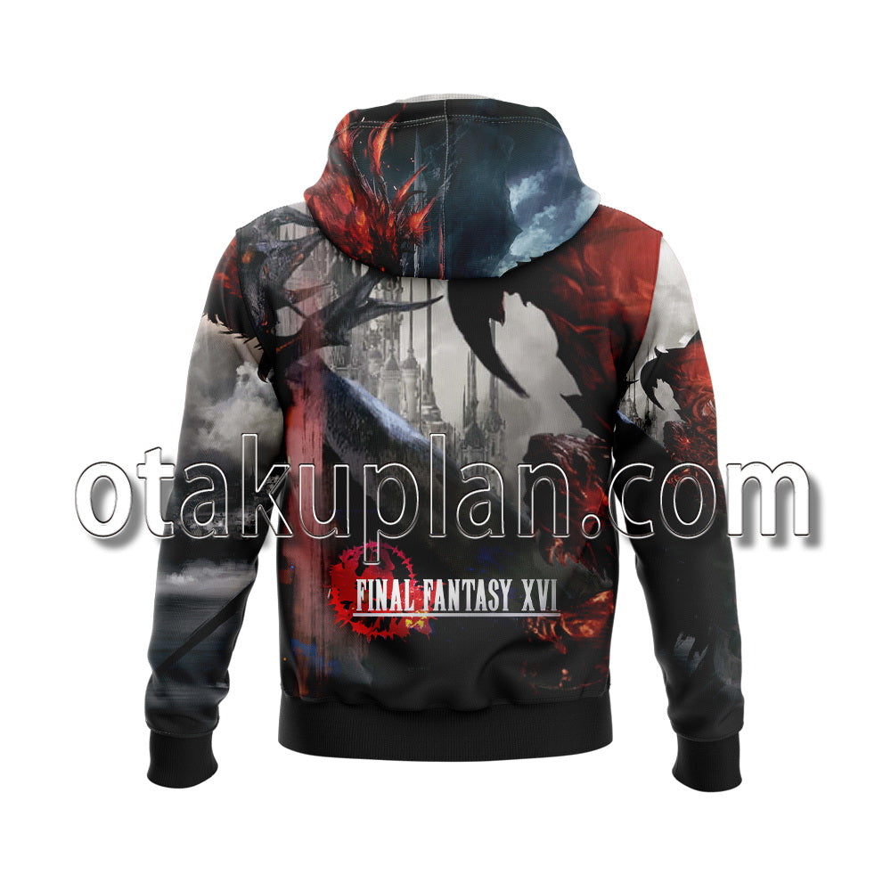 Final Fantasy XVI Poster Hoodie