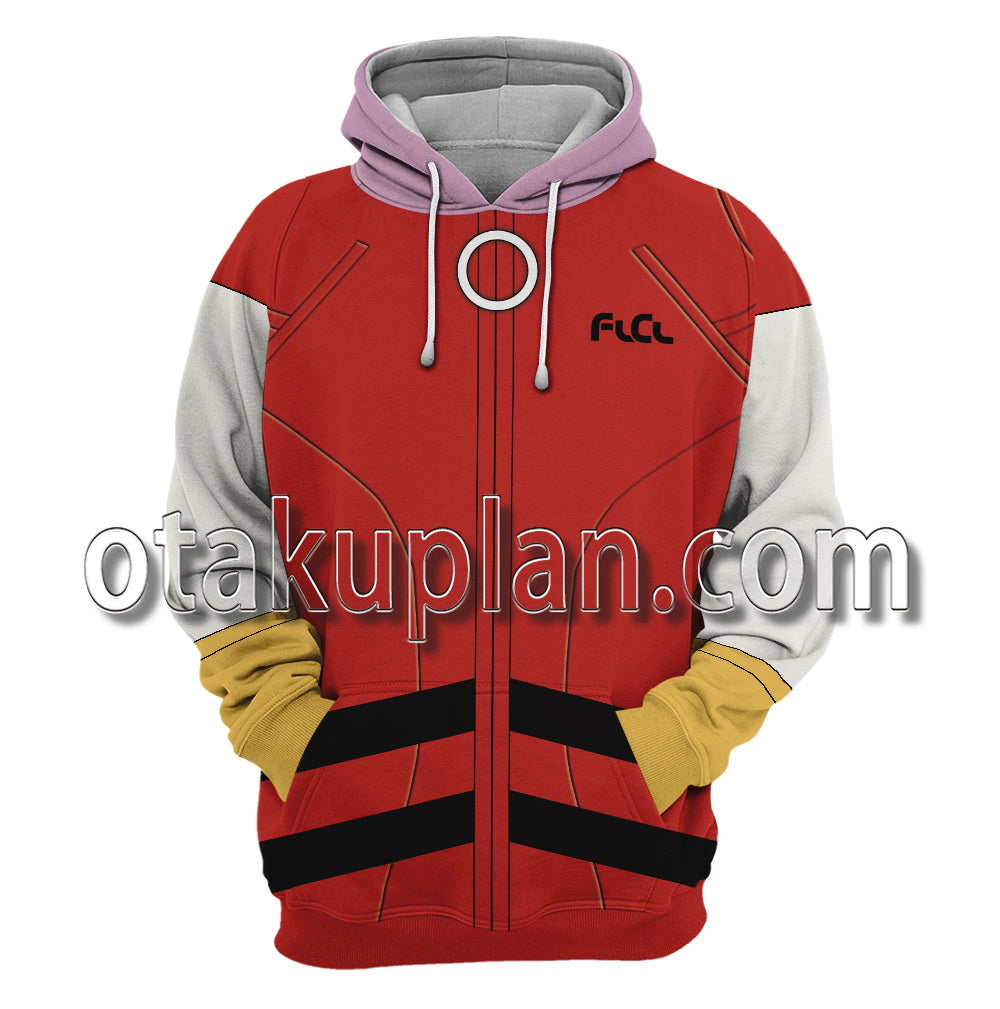 Fooly Cooly Haruko Haruhara FLCL Cosplay Hoodie