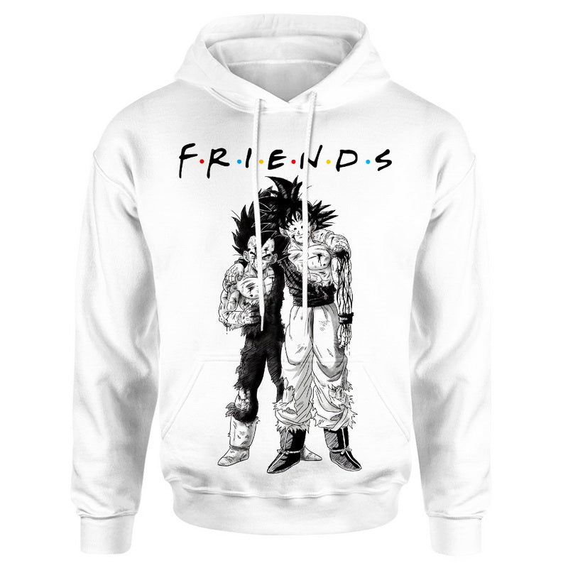 Friends Warrios Goku and Vegeta Hoodie / T-Shirt