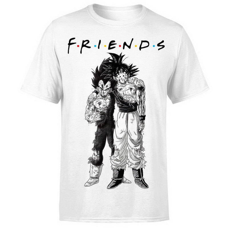 Friends Warrios Goku and Vegeta Hoodie / T-Shirt