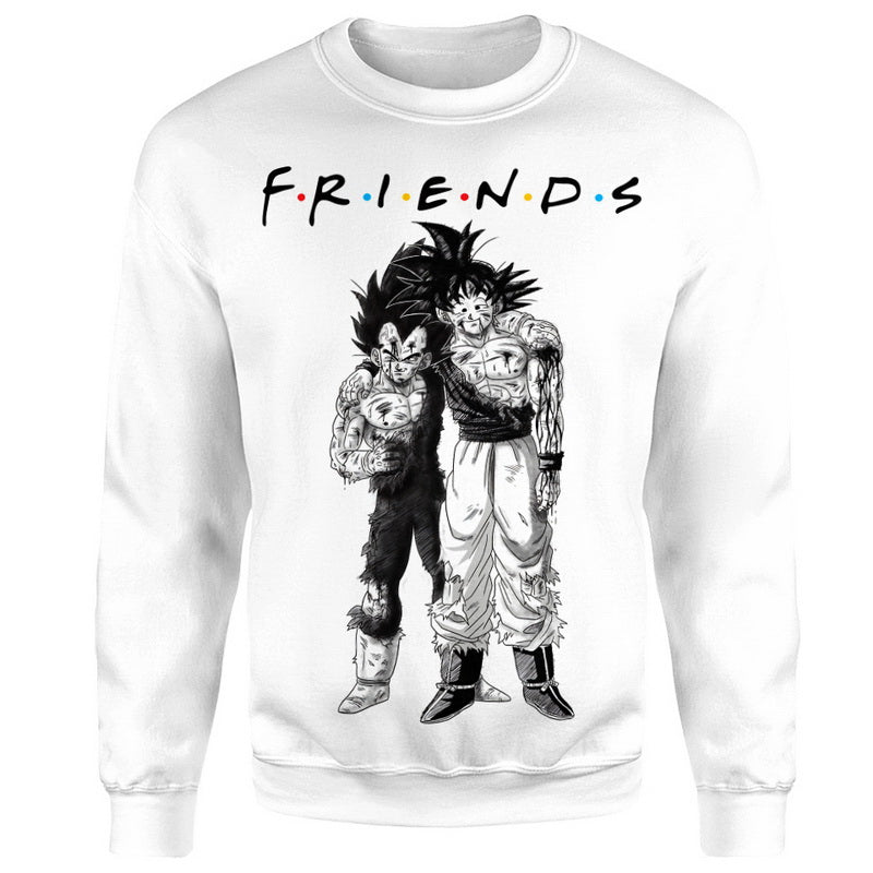 Friends Warrios Goku and Vegeta Hoodie / T-Shirt