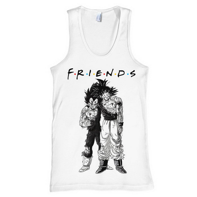 Friends Warrios Goku and Vegeta Hoodie / T-Shirt