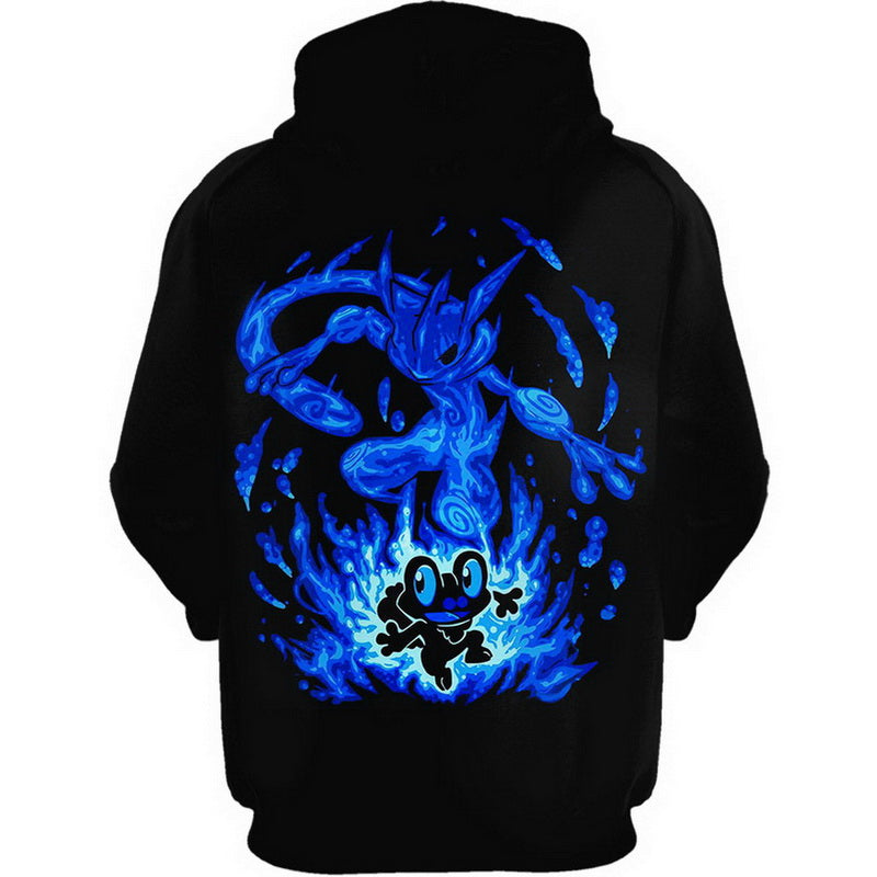Froakie and Greninja Hoodie / T-Shirt