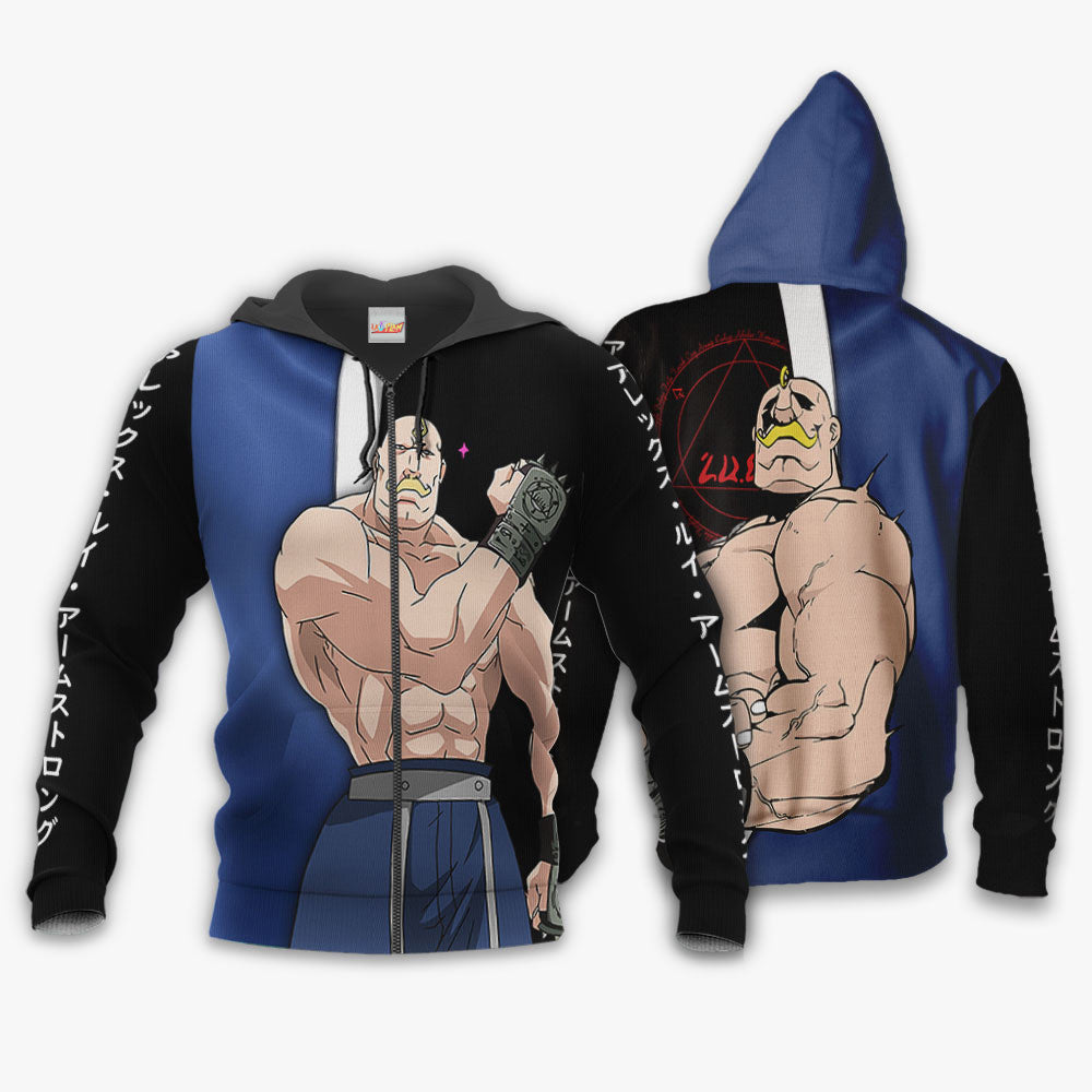 Fullmetal Alchemist Armstrong Alex Louis Hoodie Shirt