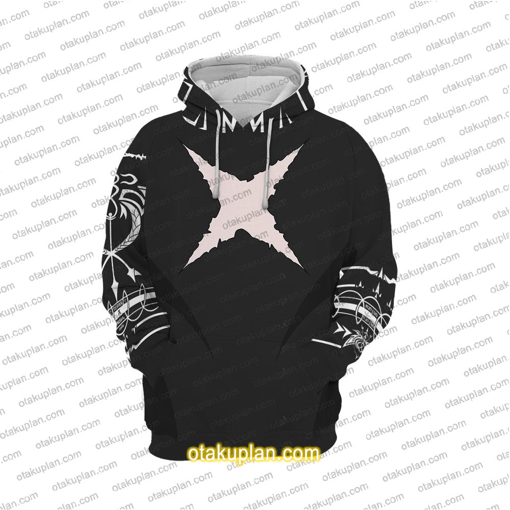 Fullmetal Alchemist Scar Reverse Make a Formation Cosplay Hoodie