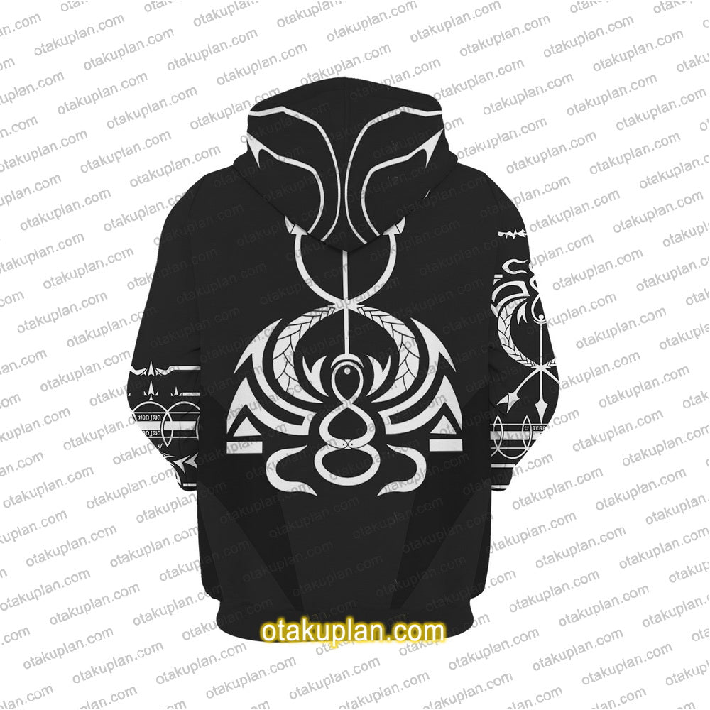 Fullmetal Alchemist Scar Reverse Make a Formation Cosplay Hoodie