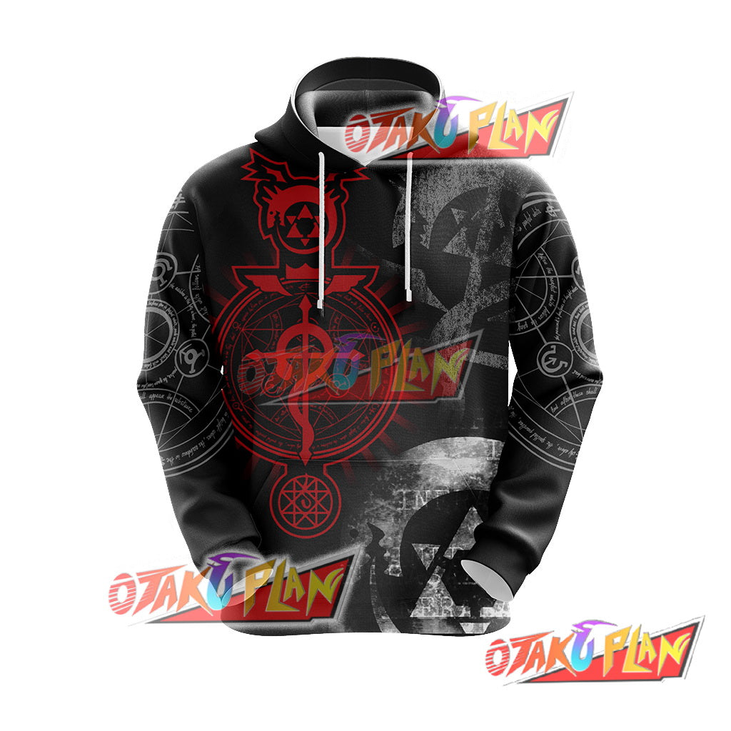 Fullmetal Alchemist symbols 3D Hoodie