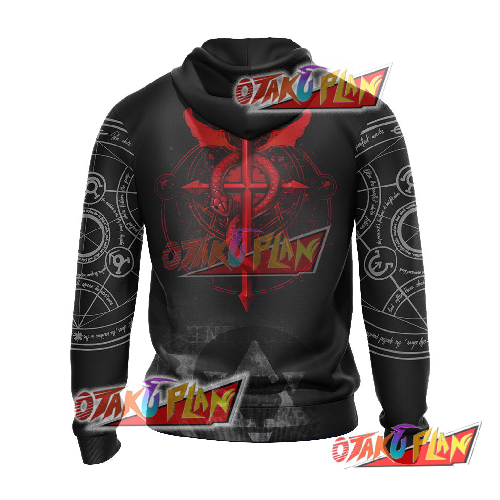 Fullmetal Alchemist symbols 3D Hoodie