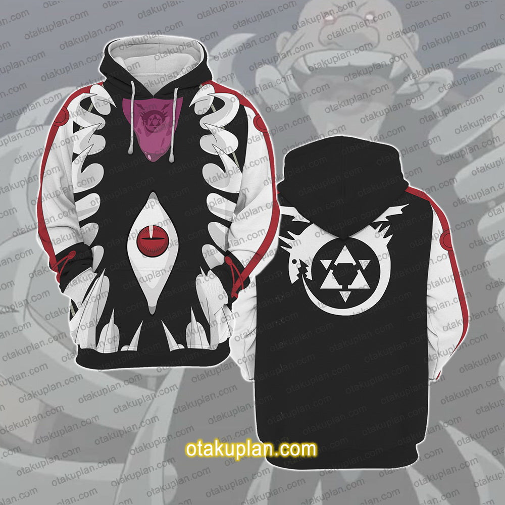 Fullmetal Alchemist The Seven Cardinal Sins Gluttony Cosplay Hoodie