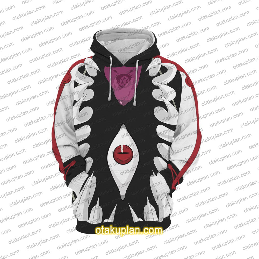 Fullmetal Alchemist The Seven Cardinal Sins Gluttony Cosplay Hoodie