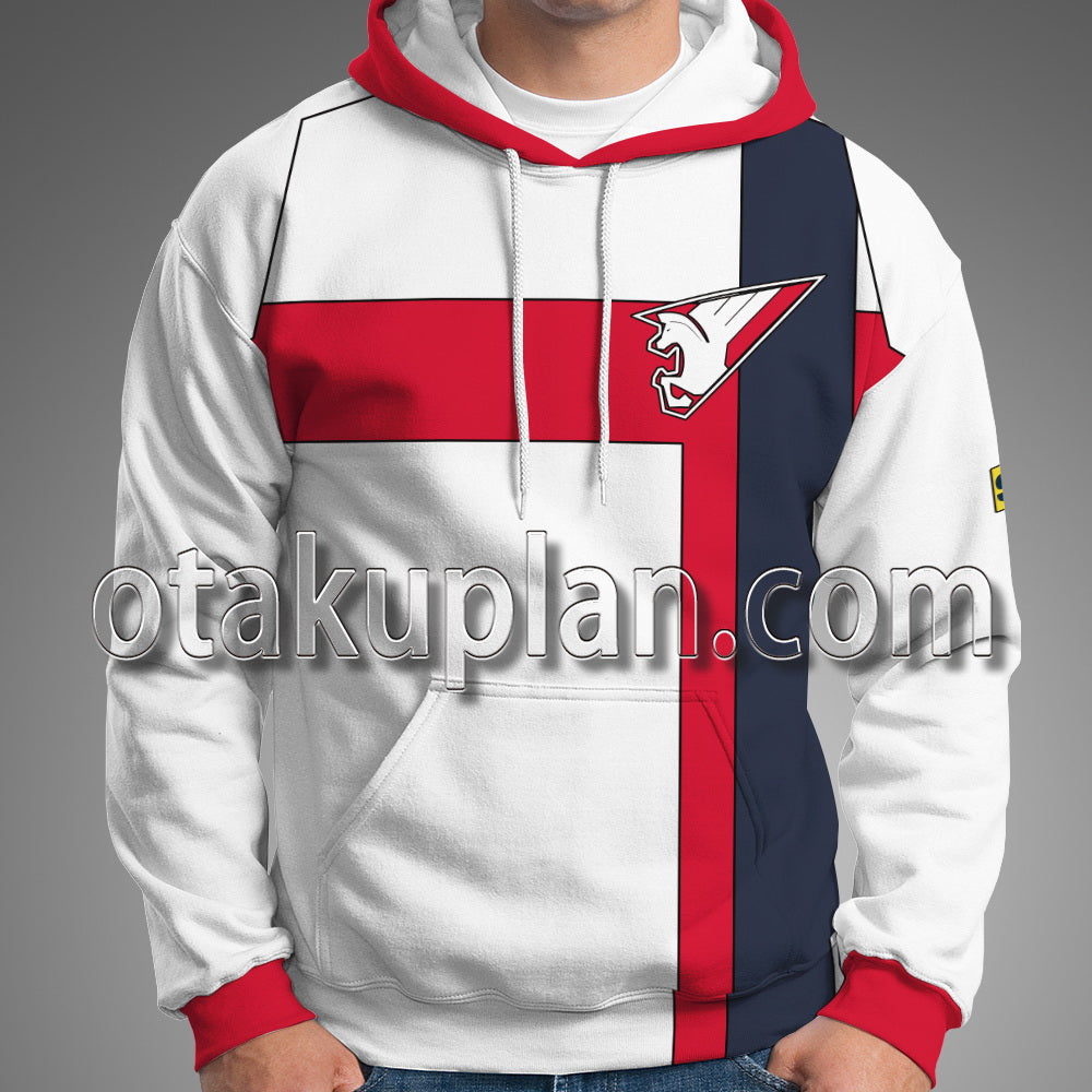 Future GPX Cyber Formula Hayato Kazami White Racing Suit Cosplay Hoodie