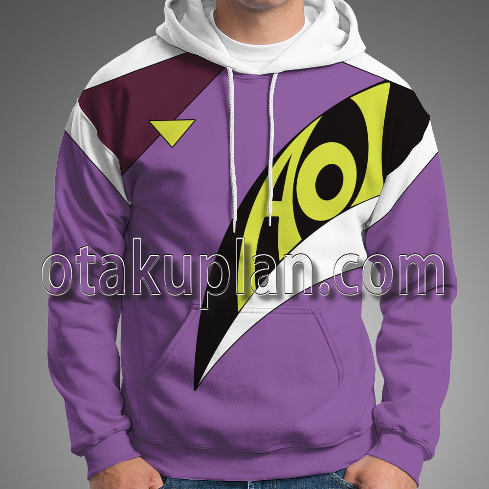 Future GPX Cyber Formula Joutarou Kaga AOI Racing Suit Cosplay Hoodie