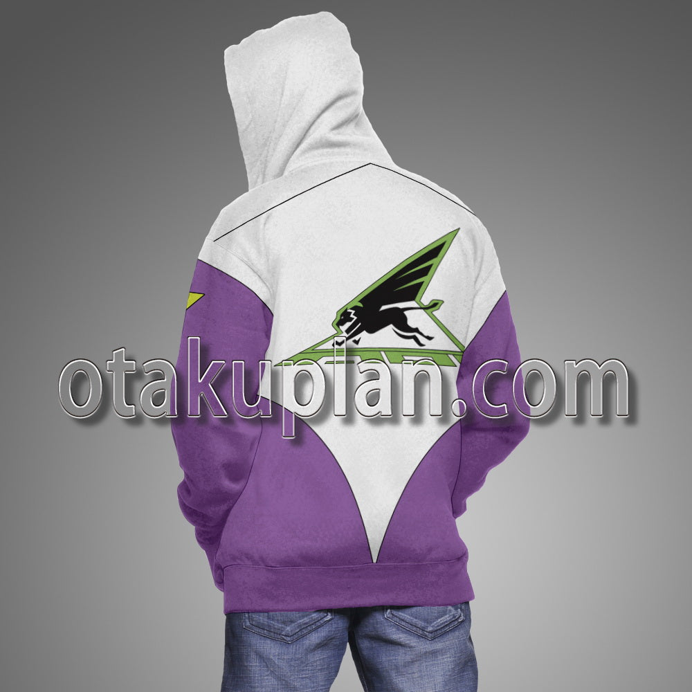 Future GPX Cyber Formula Joutarou Kaga AOI Racing Suit Cosplay Hoodie