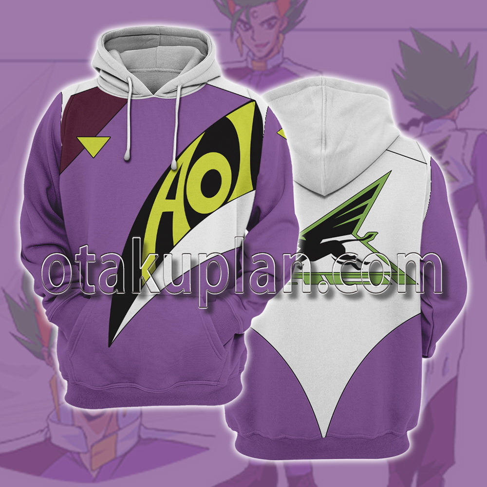 Future GPX Cyber Formula Joutarou Kaga AOI Racing Suit Cosplay Hoodie
