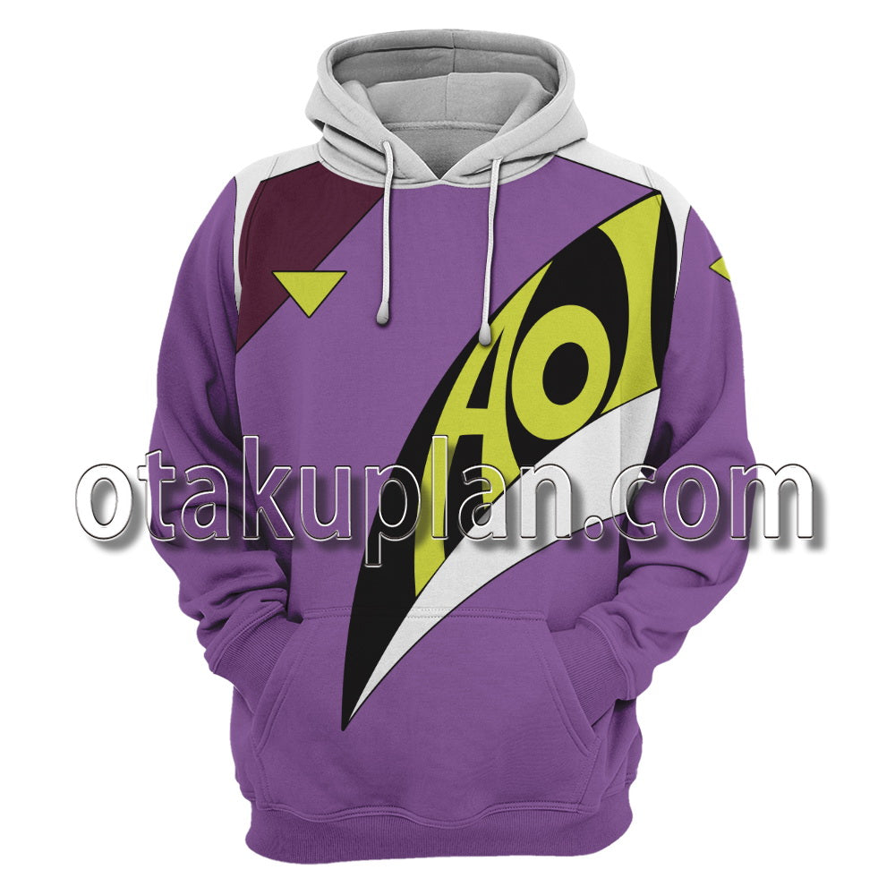 Future GPX Cyber Formula Joutarou Kaga AOI Racing Suit Cosplay Hoodie
